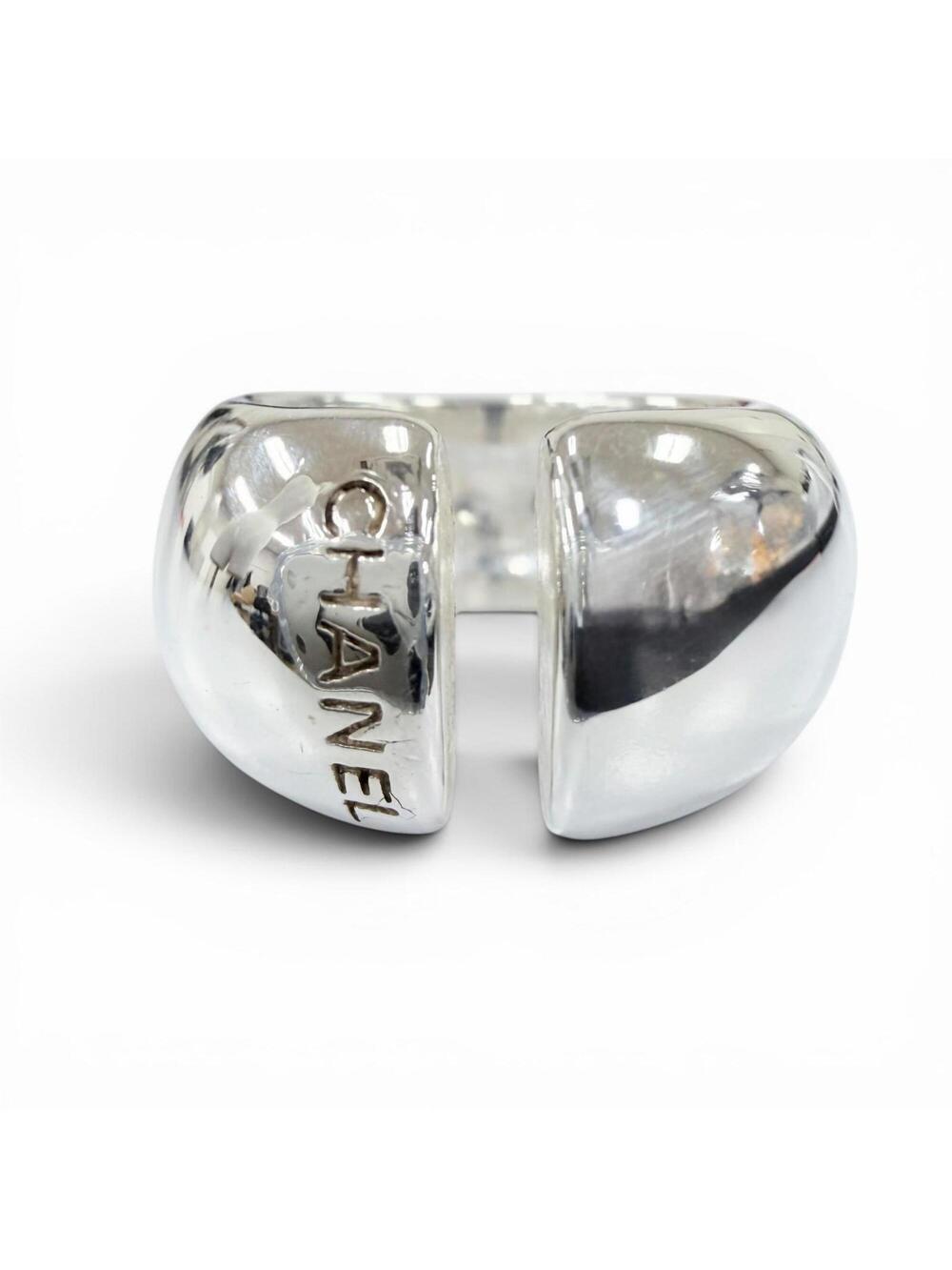 Chanel Band Ring Sterling Silver #287810C68B